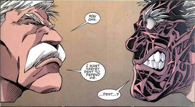 Commissioner Gordon and Two-Face - Detective Comics #739, DC Comics