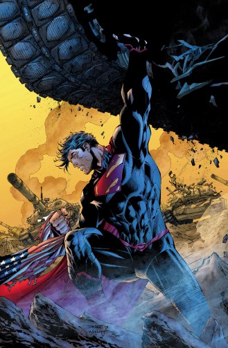 Superman, inexplicably muscled - Superman Unchained #2, DC Comics