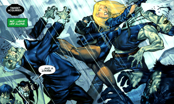 Black Canary vs Black Lanterns - Black Lantern Green Arrow #30, DC Comics